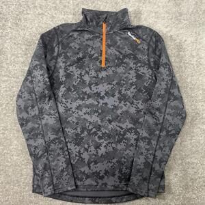 Timberland Pullover Fleece Shirt 1/4 Zip Mock Turtle Neck Womens Size Small